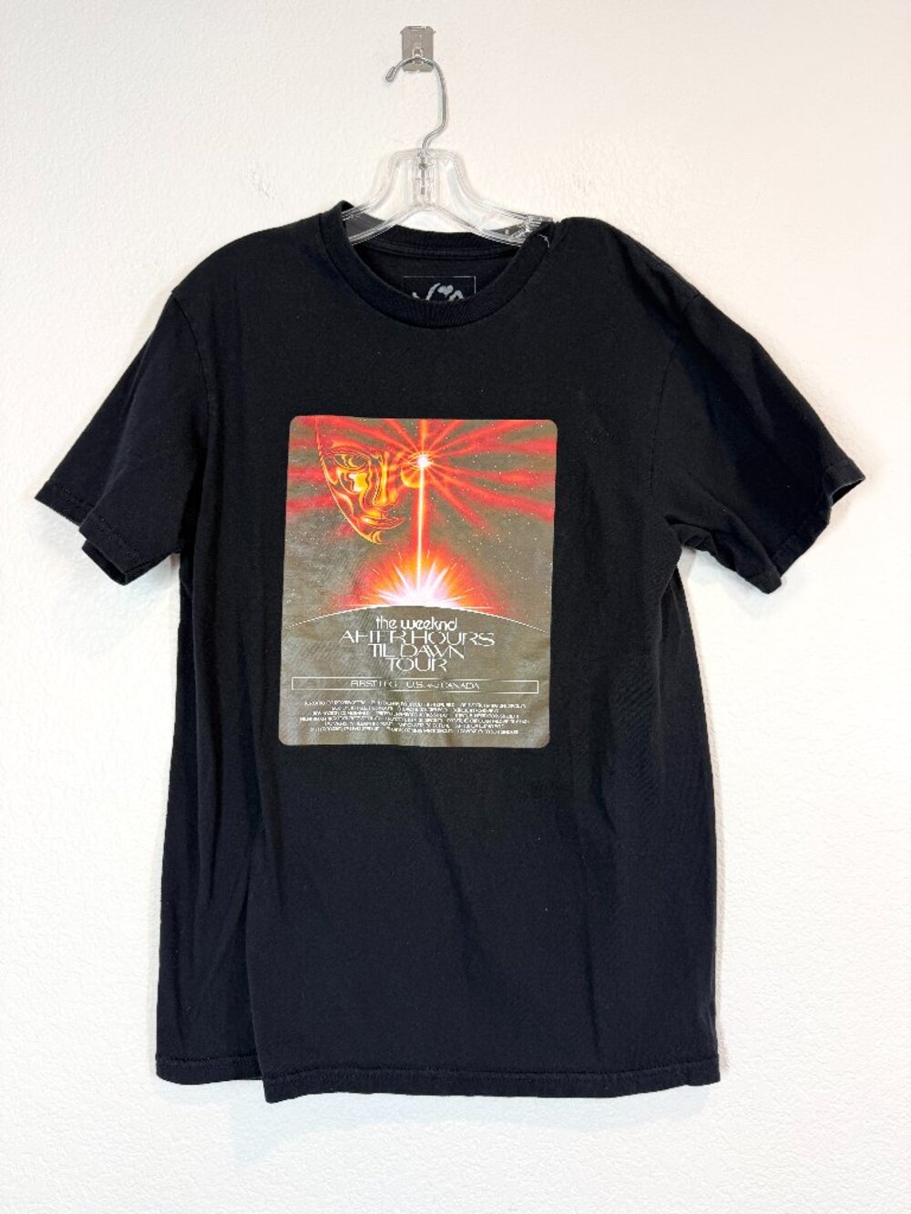 The Weeknd Tour T-Shirt After Hours Til Dawn 2022 Concert Band Black Medium